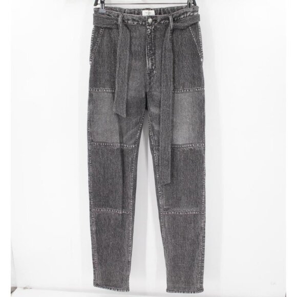 RAG & BONE pants Womens Small Miramar Mia Tapered Leg French Terry Trompe L'oeil